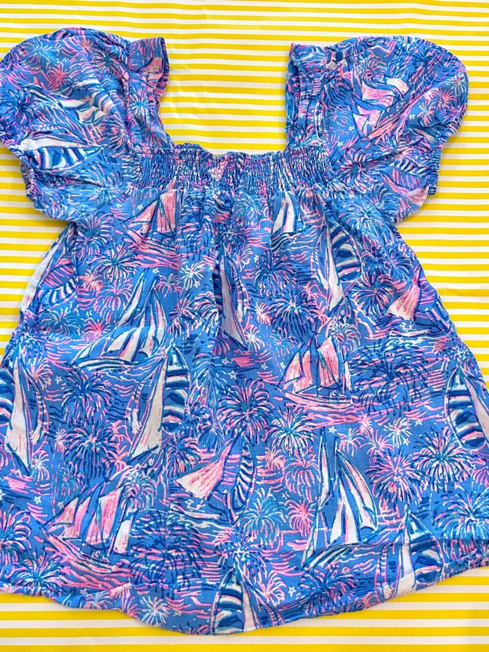 Lilly Pulitzer Sailboat Shirt - Size 0